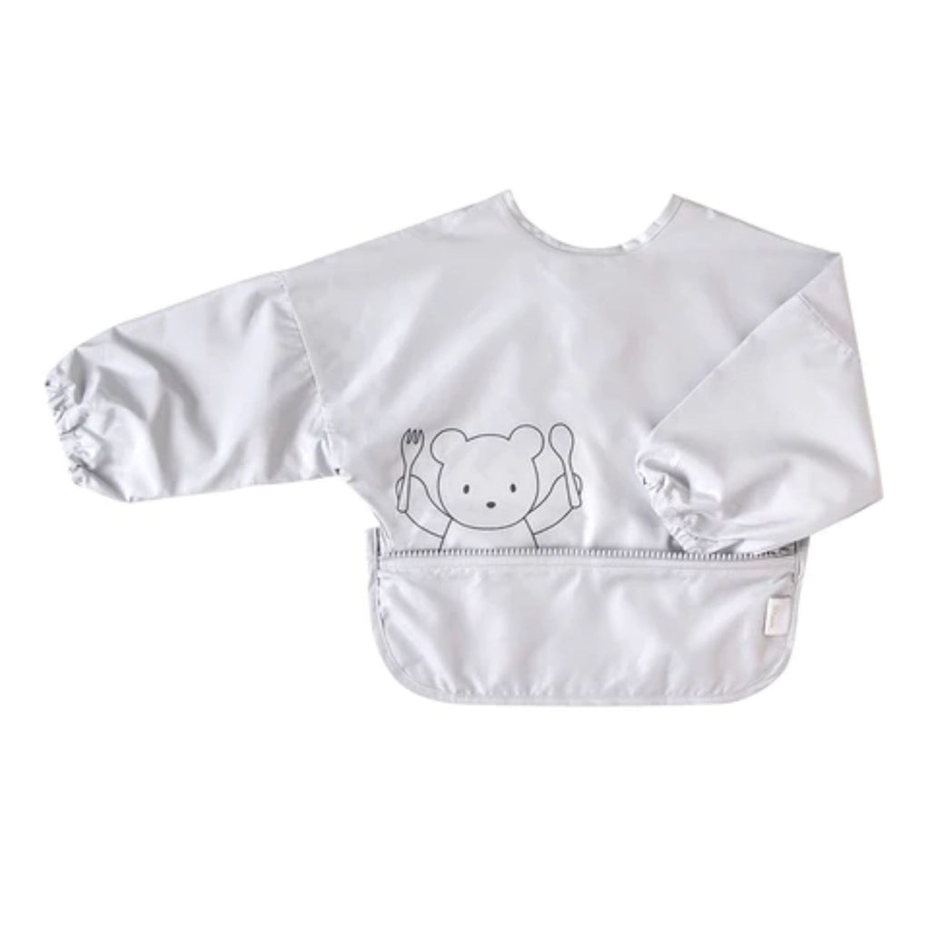 Meal Pouch Packable Long Sleeve Bib