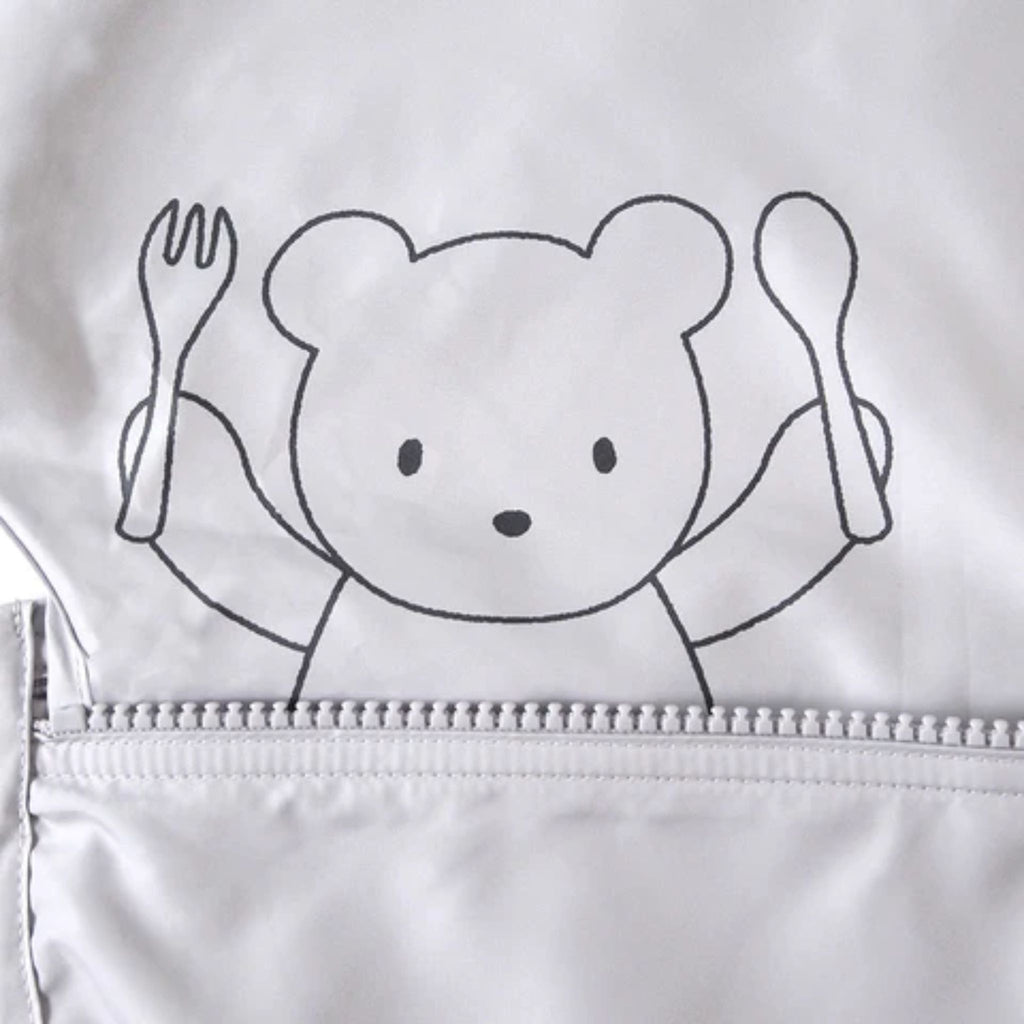 Meal Pouch Packable Long Sleeve Bib